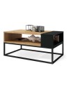 Gold Craft Eiche / Schwarz Matt
